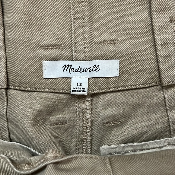 Madewell Tan Paperbag Waist Chino Pants - Picture 4 of 8
